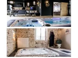 Au domaine des anges, 3 gîtes luxueux avec Jacuzzi privatif, sauna, mini-piscine, piscine extérieure chauffée en saison