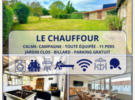 Gîte Le Chauffour -Calme-Famille-WIFI-Billard, hotel v destinaci Rue
