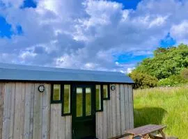 Shepherd's hut 1 at Braebost Croft