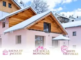 CASA-Grand Laus: Duplex familial sauna et jacuzzi