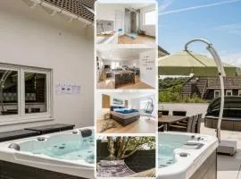 Kleeoase - Luxus Apartment- Jacuzzi - Dachterrasse - Kochinsel - See in 10 min