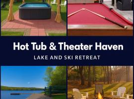Hot Tub & Theater Haven-Lake and Ski Retreat, hotel em Blakeslee