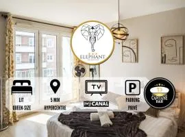 Voltaire Elephant Suite - 5 min Hypercentre - Parking Privé
