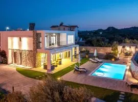 Modern Villa with Pool & Garden Kastalys, Rhodes
