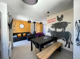 Duplex 8 couchages, vue montagne, jardin cheminée, hotell sihtkohas Formiguères