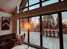 Black Cabin Pohorje - Luxury Retreat，位于霍茨科波霍尔耶的酒店