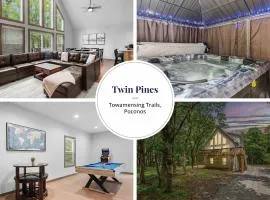 Twin Chalet 6 BDs Hot Tub Game Area and more