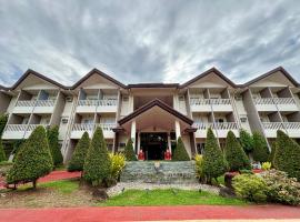 D' Leonor Inland Resort and Adventure Park，達沃市的有停車位的飯店