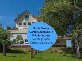Landhaus Seewald: Große Sauna, Garten | See 5 Min. | 20 Personen
