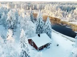 Lapin Villa Hiisi joen rannalla