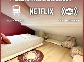 T2 Neptune x4 people NEW Gare parilly, hotel i Vénissieux