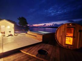 Kubikai，Itoshima的附設泳池的飯店