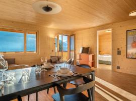 Brunnhorn- Terrace & Balcony Retreat w Mountain Panorama โรงแรมในซไวซิมเมน