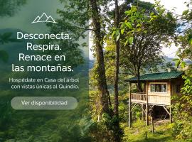 Casa Del Árbol Mirolindo Pijao Quindío, Zelt-Lodge in Pijao