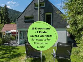 Dieboldsberg: Sauna | Whirlpool | Kamin | Garten, hotel v destinaci Alpirsbach