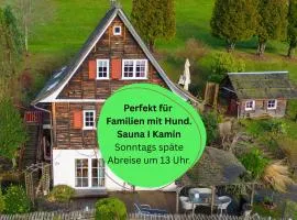 Waldhaus: Sauna | Kamin