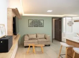 Apartameno nuevo con hydro, sauna y zona BBQ