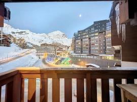 appartement ski au pied residence altineige val thorens, hotel em Val Thorens