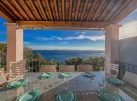 Maison vue mer pour 8 personnes au Rayol