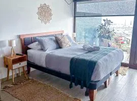 HOM I Estudio con preciosa Vista al mar Valparaiso