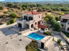 Villa Petra- Panormic Sea view - Private Pool, Hotel in Kalyves