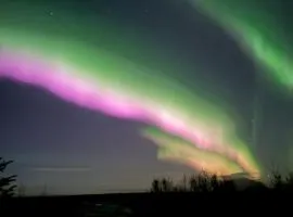 Large cabin 4 rooms with Hekla volcano view