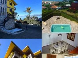 Casa completa com vista para o mar e piscina privativa