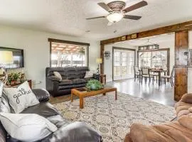 Deck and Yard Wolf Creek Waterfront Home in Grove!