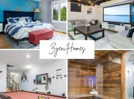 Large 4 Br - 5 Bathroom 2 King beds Sauna Games Pool