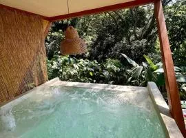 Cabaña El Mamoncillo con Jacuzzi Privado y Malla Catamarán