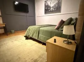 Quiet apartment facing Parque España in Condesa