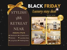 37 - 3BR Quincy - Cozy Townhouse near Adams Park, hotel v destinaci Quincy