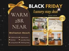 74L - 2BR Quincy - Cozy Couple Hideout near Wollaston Beach