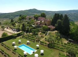 Organic Farmhouse In The Heart Of Chianti Rufina โรงแรมในScopeti