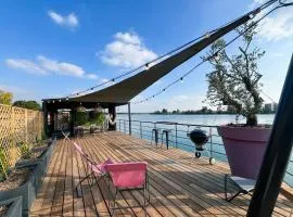 Péniche Hisseo Tain-l'Hermitage Vue Rhône, Clim, Terrasse