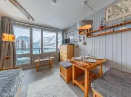 Studio skis aux pieds avec wifi, La Daille - FR-1-694-81