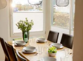 Dock 2 - tolles Ferienhaus für bis zu 6 Personen mit Kaminofen und Sauna - Haustiere herzlich willkommen