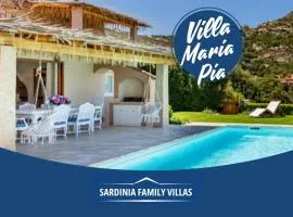Sardinia Family Villas - Villa MariaPia with private pool and seaview