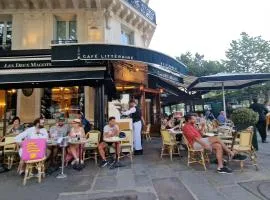 Center ,gare Montparnasse,5 minute Eiffel tout and Louvre Meusm,amusing place
