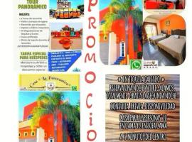 4minutos al centro PARA 12, personas 10 en cama y 2en sofa En Promoción, hotel a Tequila