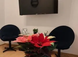 Stylish apartment, top center with private Sauna