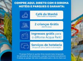 diRoma Lacqua II direto com o Grupo diRoma com acesso ao Acqua Park e Café da manhã, ξενοδοχείο κοντά στο Αεροδρόμιο Caldas Novas - CLV, Caldas Novas