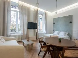 Suite Brume - Maison les Arcades au pied de la gare de Charleville-Mézières