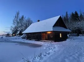 Loghouse by the lake