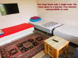 One Large Room with 3 single beds, homestay in Gothenburg