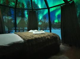 Arctic Bear Resort - Lapland - Aurora suite - Sauna - Northern Lights，拉努阿的豪華露營地點
