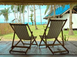 Beachfront Katutubo Villa - where the world ends, vila mieste El Nido