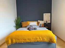 Frankfurt Work and Rest- 4 Bedrooms- 2 WCs- free Parking- 5 Queen size beds- Fast WiFi- roller shutters, hotel a Rodenbach