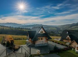 'Góralskie Zacisze' z sauną、ビャウィ・ドゥナイェツのホテル