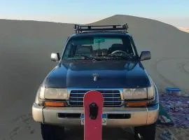 White desert Safari tent